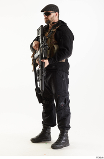 Photos Arthur Fuller Sniper holding gun standing whole body 0002.jpg